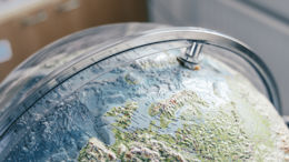 Detalj av jordglob - Europa.