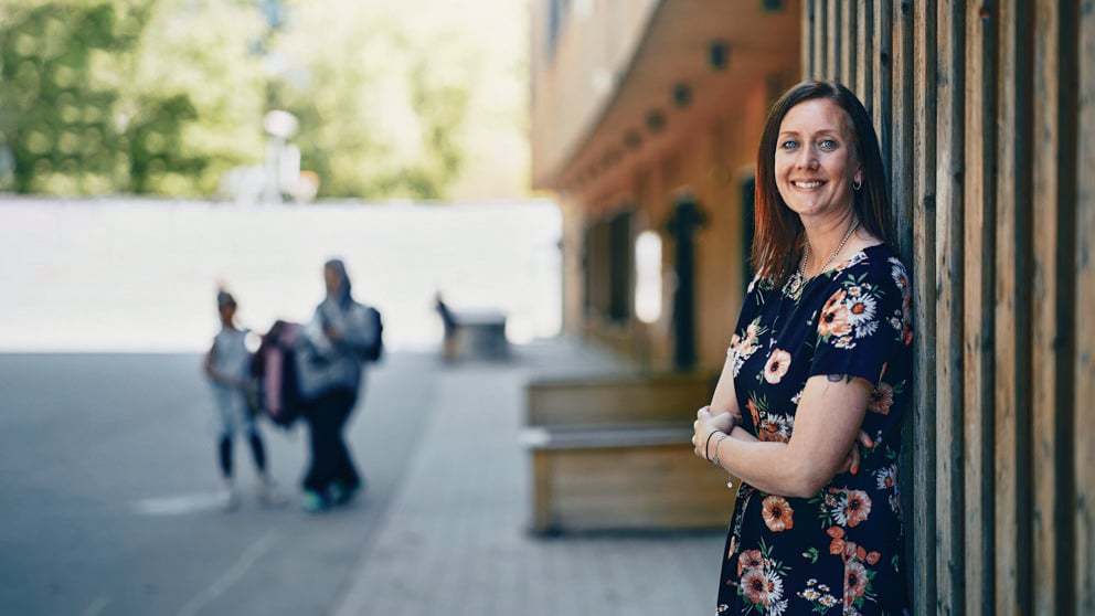 20230616 Huddinge                                 Maria Wiman på Skapaskolan.                  Foto: Oskar Omne